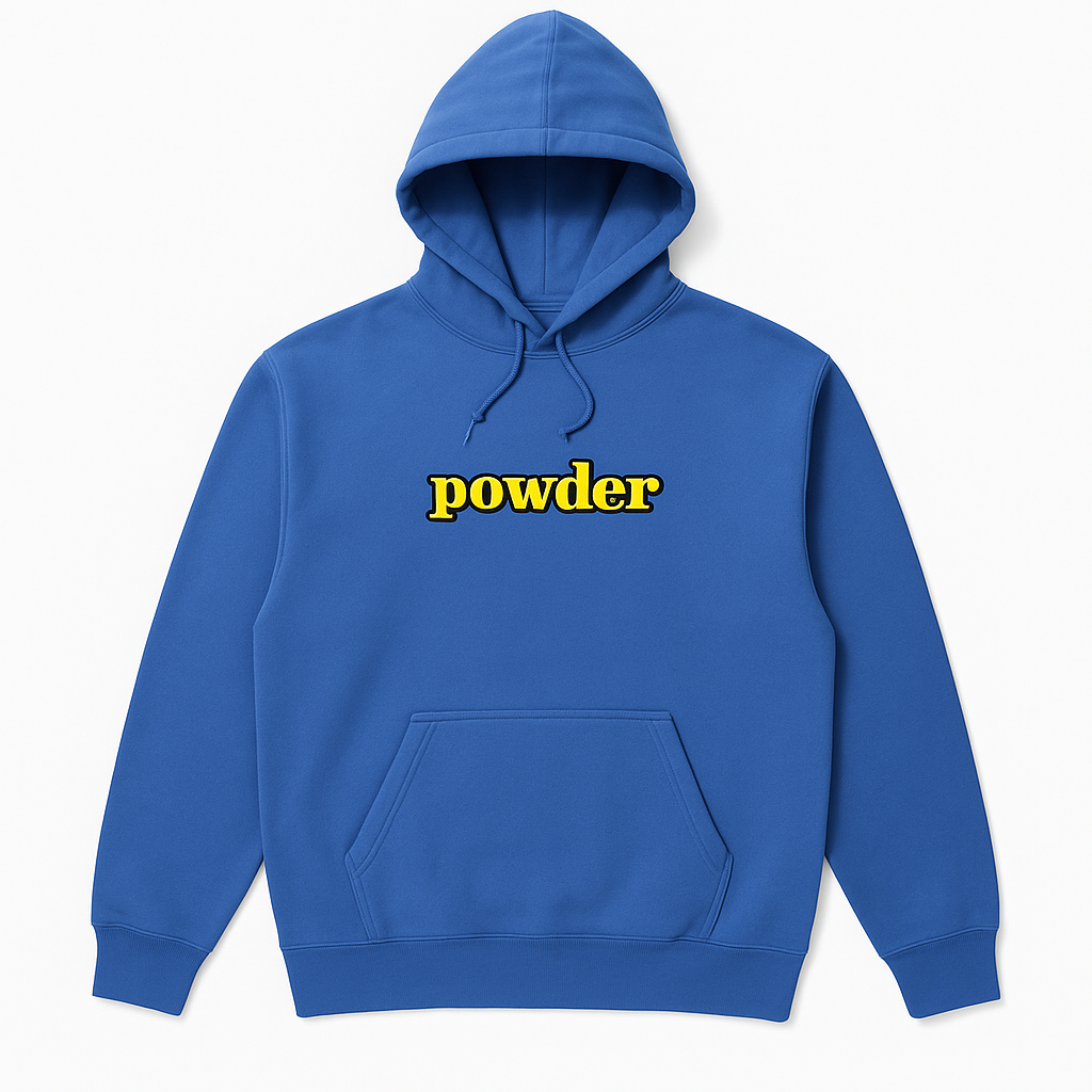 Vintage Powder Hoodie Royal Blue