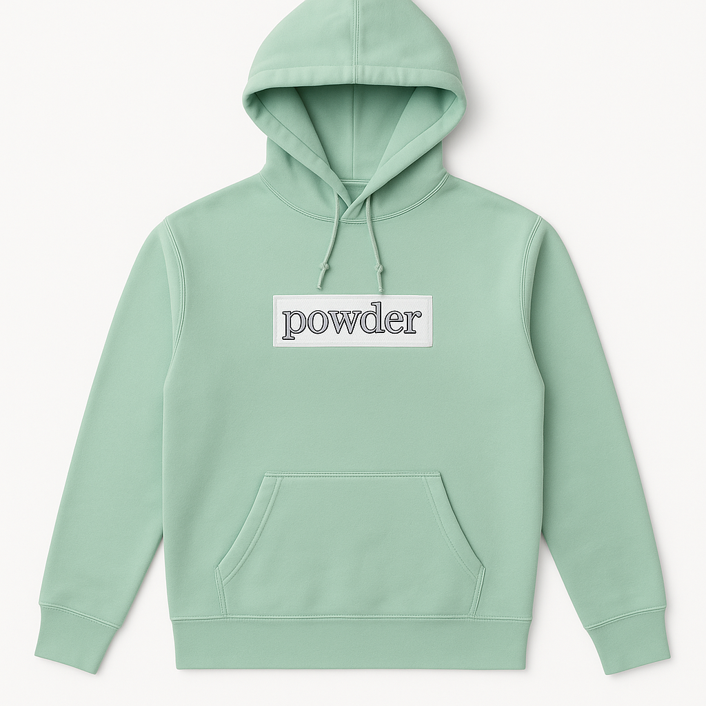Powder Hoodie Mint Green