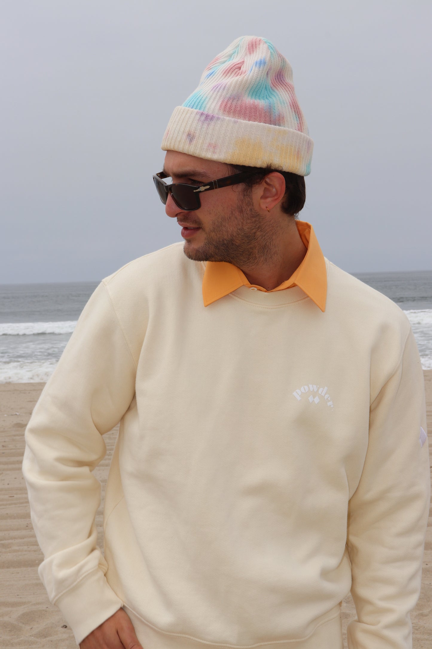 Crewnecks - Cream - PowderLA