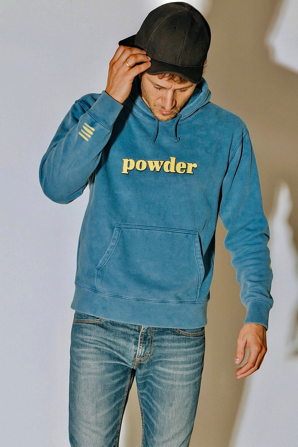 Vintage Powder Hoodie Royal Blue