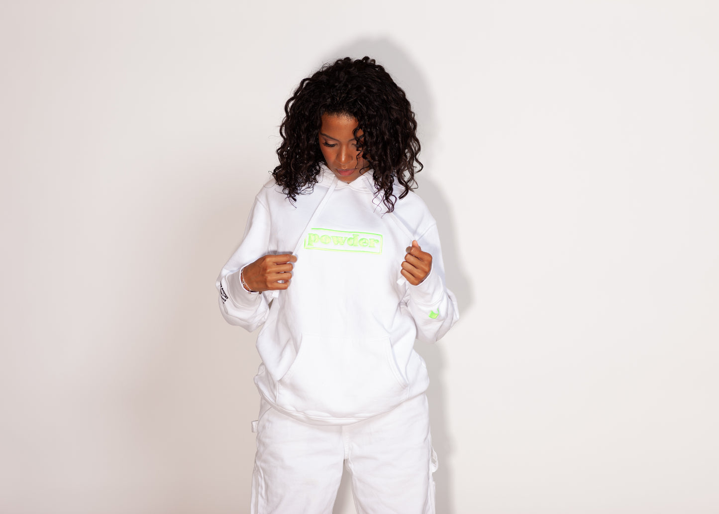 Powder Hoodie White