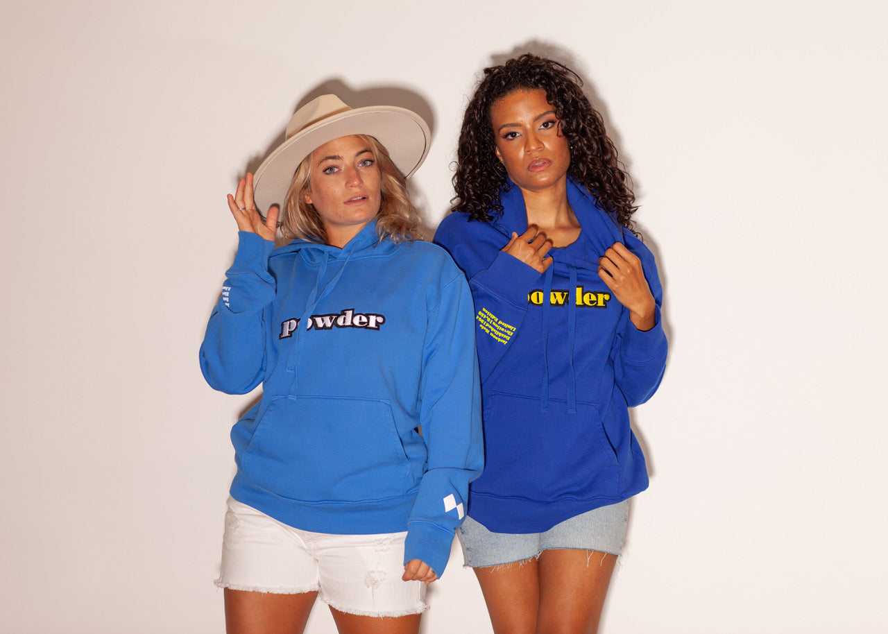 Powder Hoodie Ocean Blue
