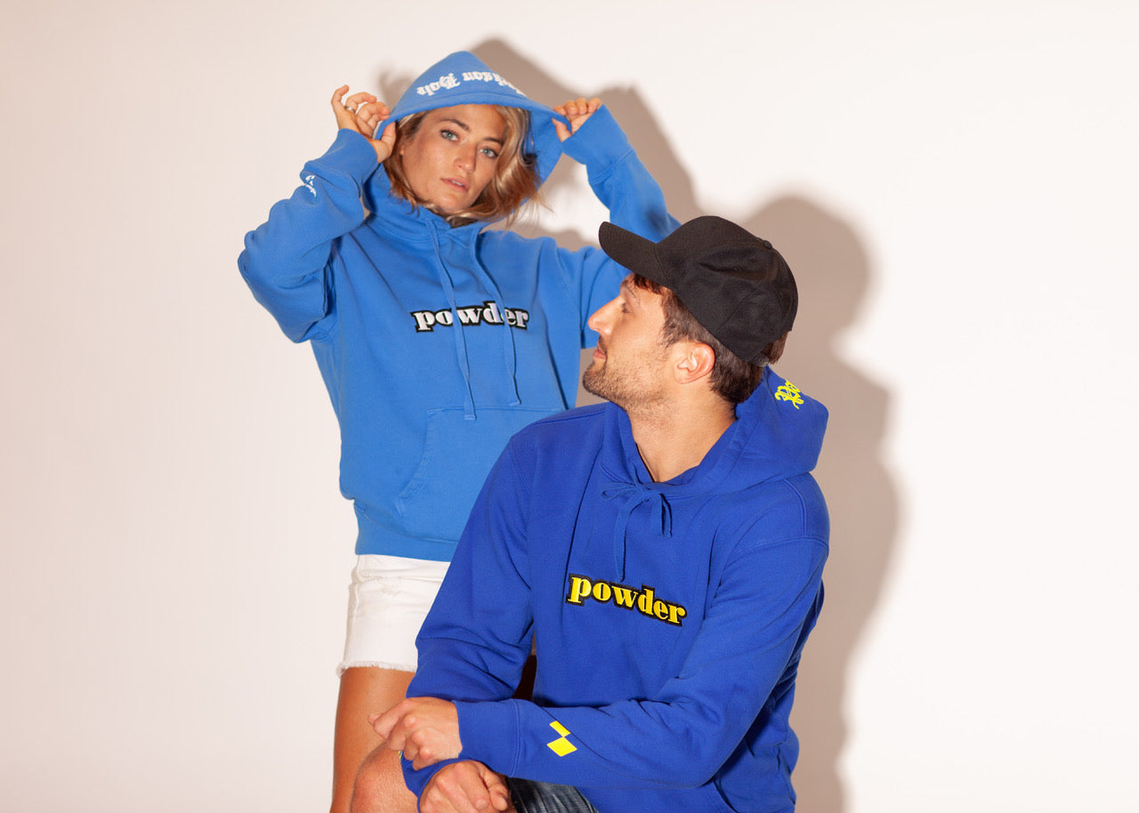 Powder Hoodie Ocean Blue