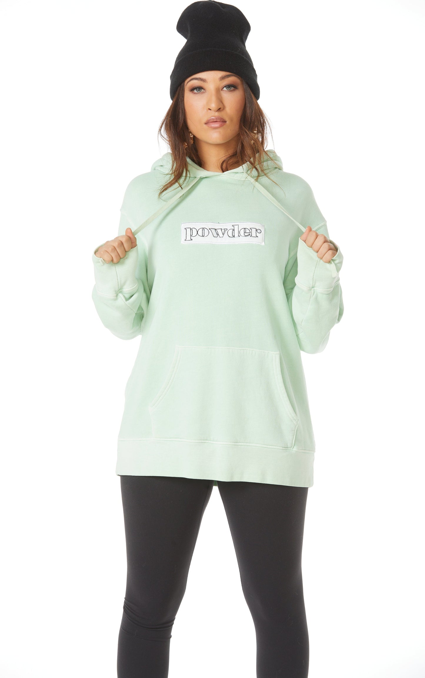 Powder Hoodie Mint Green