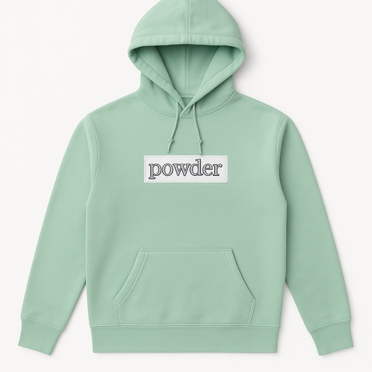 Vintage Powder Hoodie Mint Green
