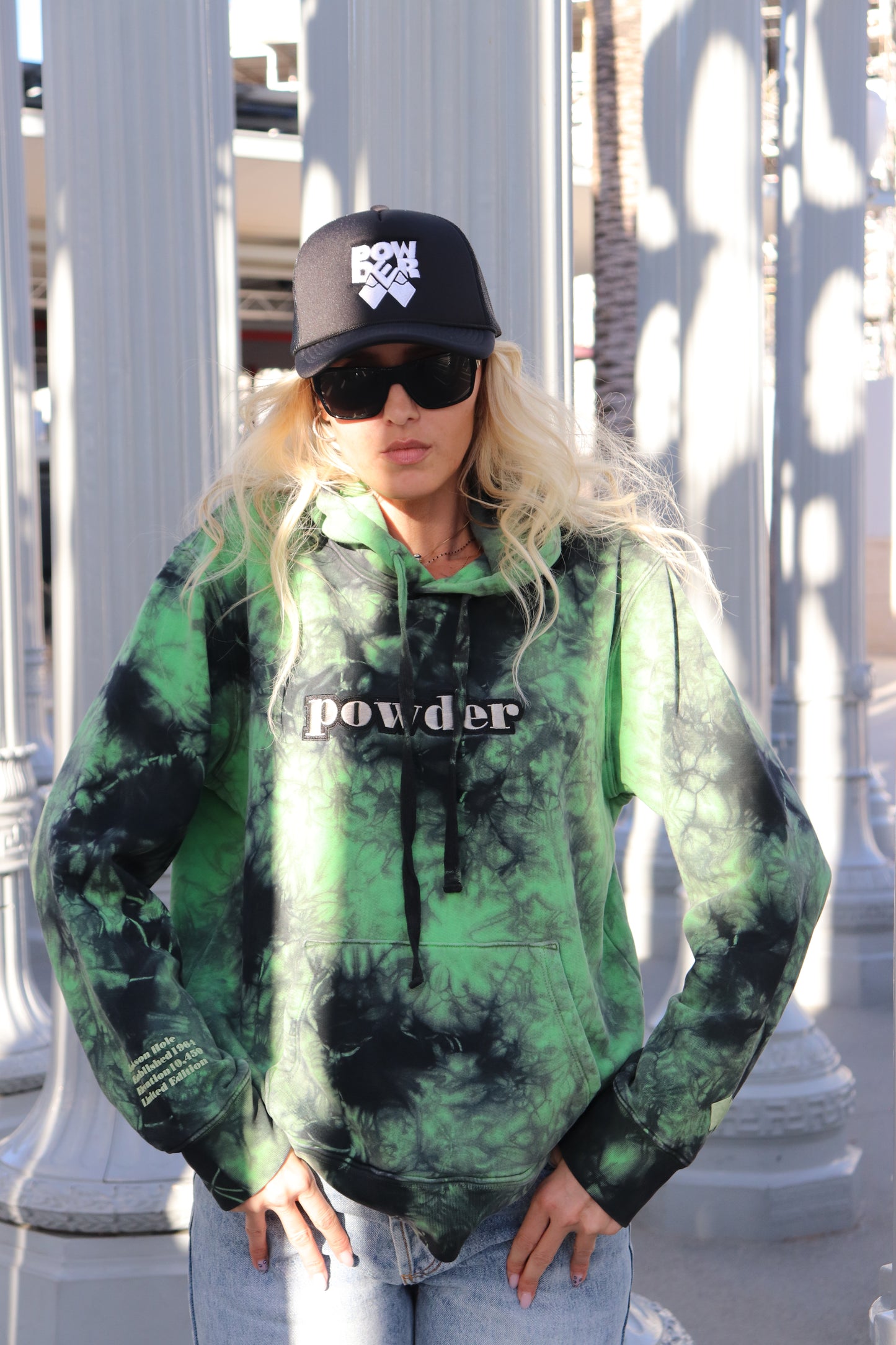 Tie Dye Kelly Green