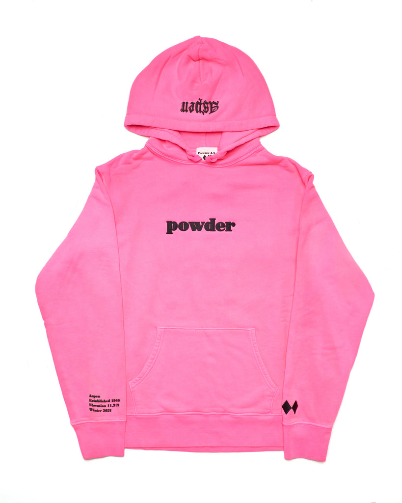 Powder Hoodie Neon Pink