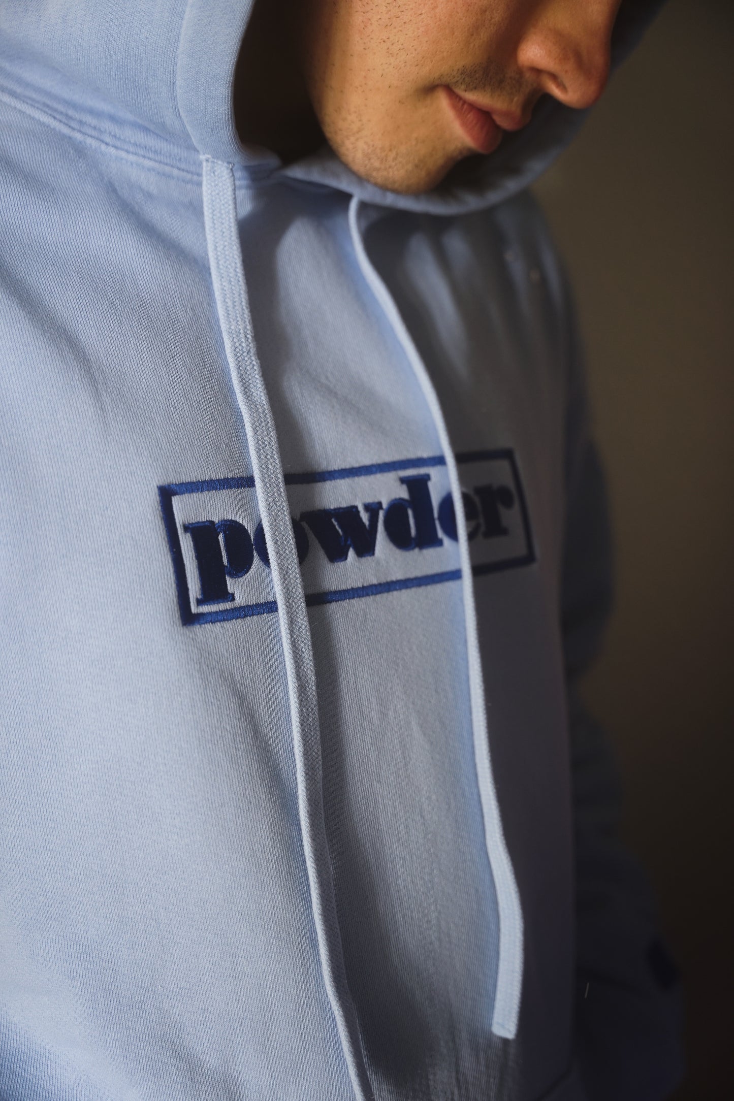 Powder Hoodie Light Blue