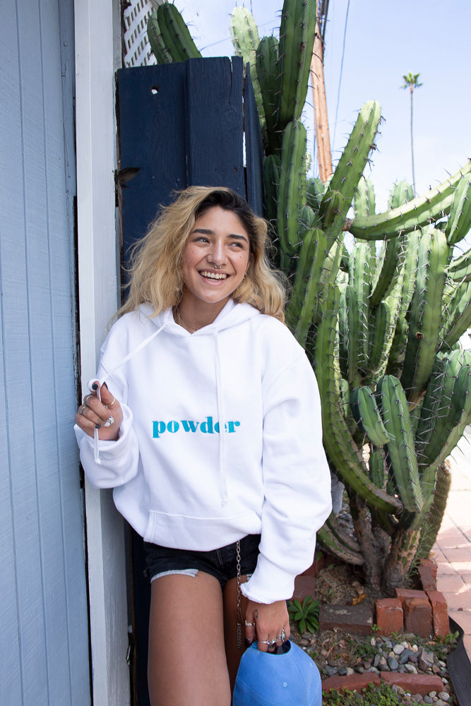 Powder Hoodie White