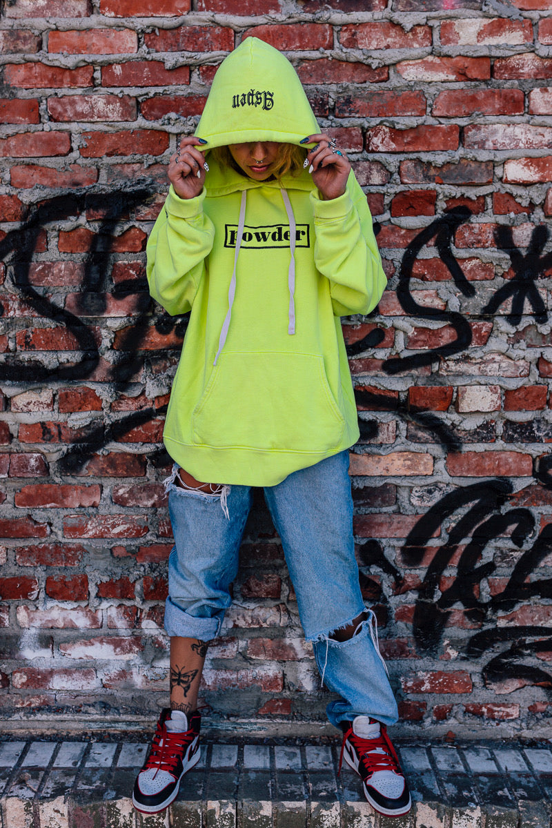 Powder Hoodie Neon Yellow