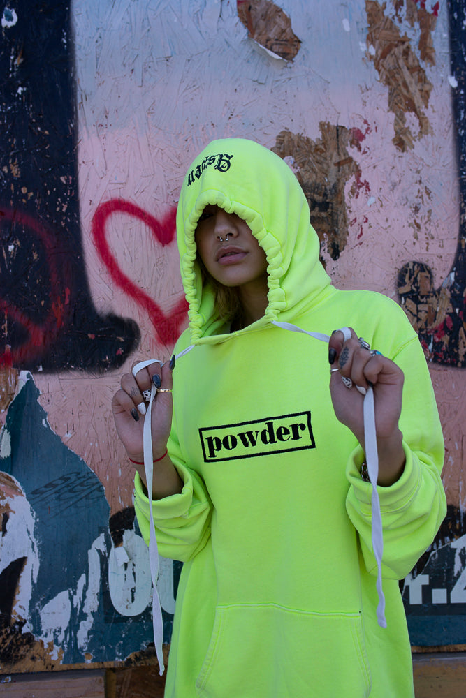 Powder Hoodie Neon Yellow
