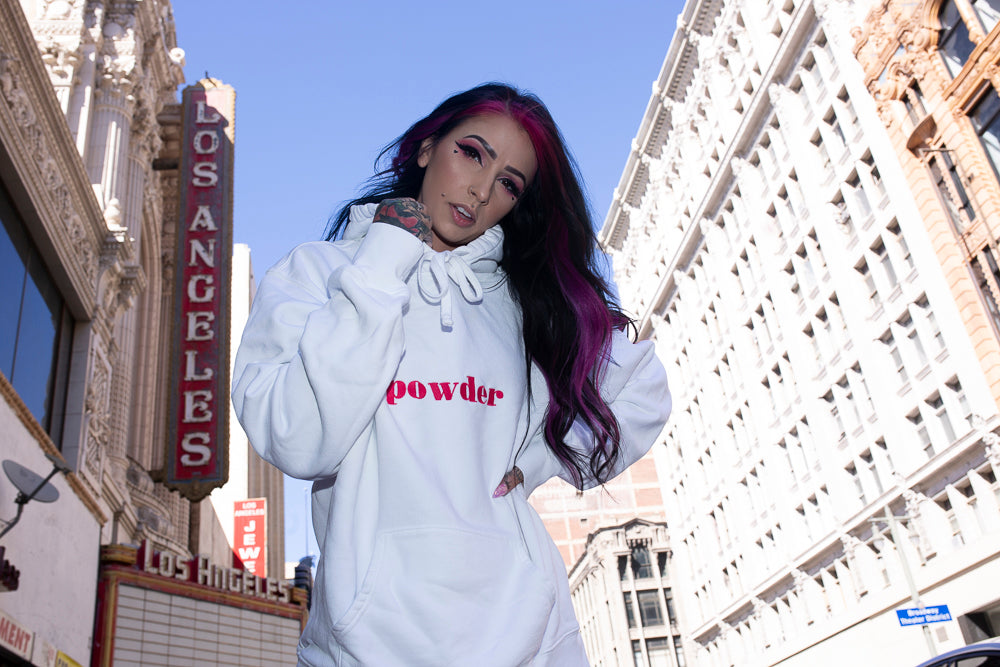 Powder Hoodie White