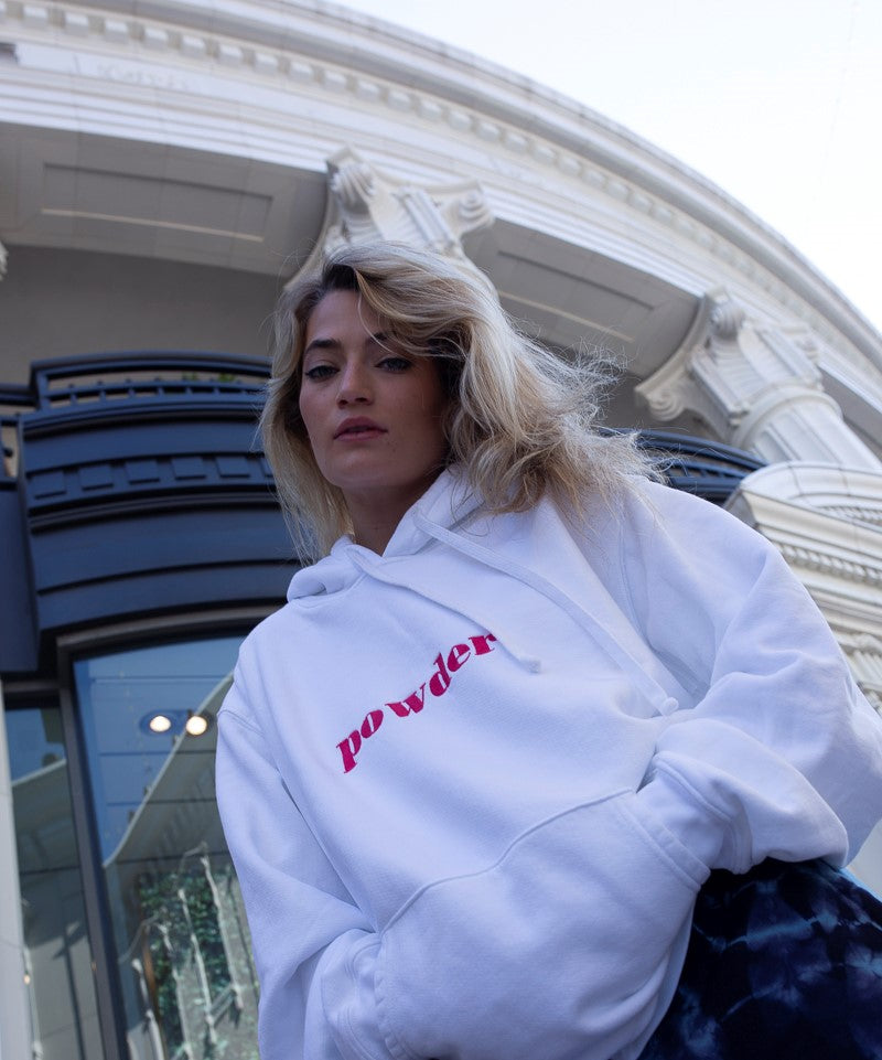 Powder Hoodie White