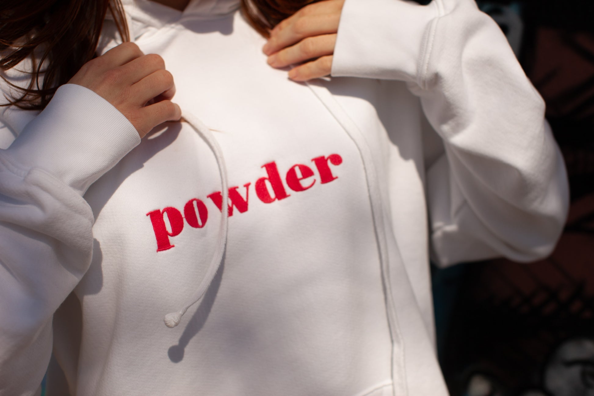 Powder Hoodie White