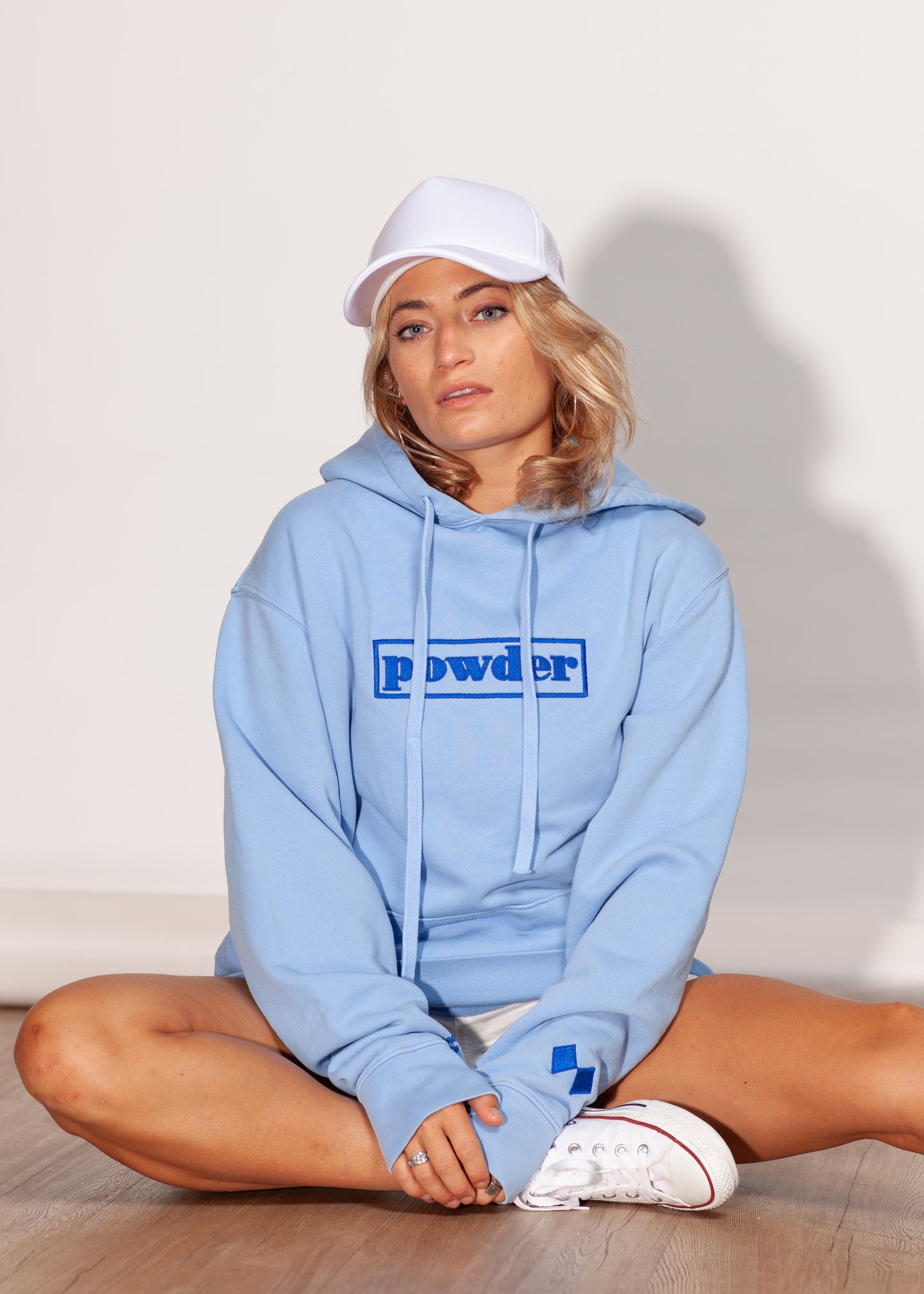 Powder Hoodie Light Blue