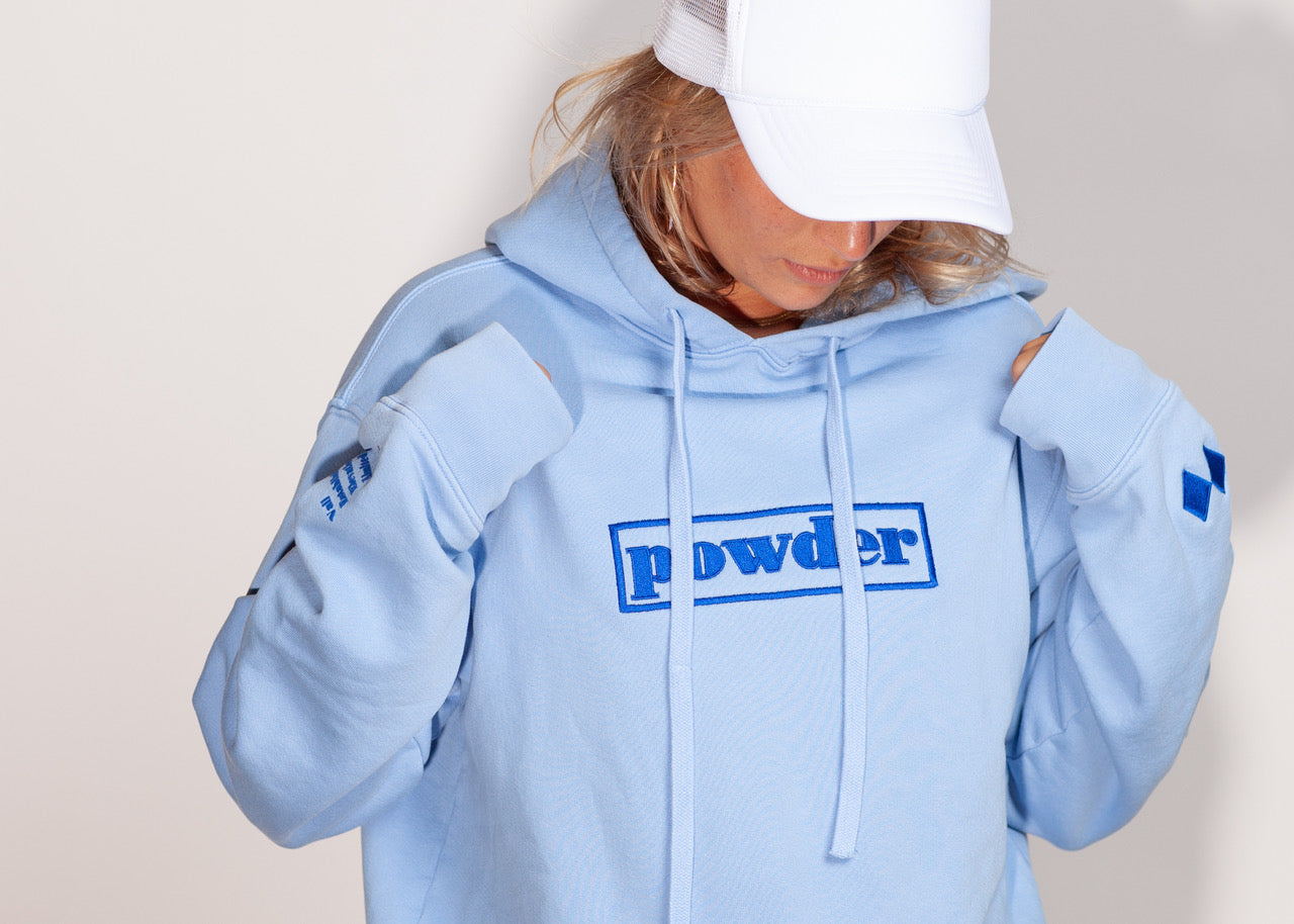 Powder Hoodie Light Blue