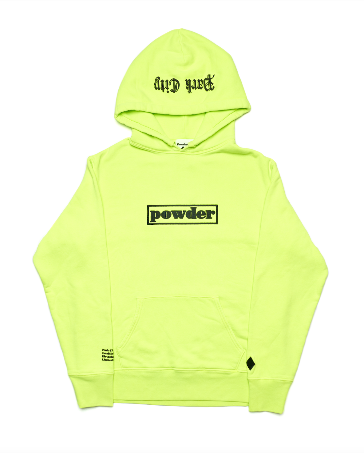 Powder Hoodie Neon Yellow