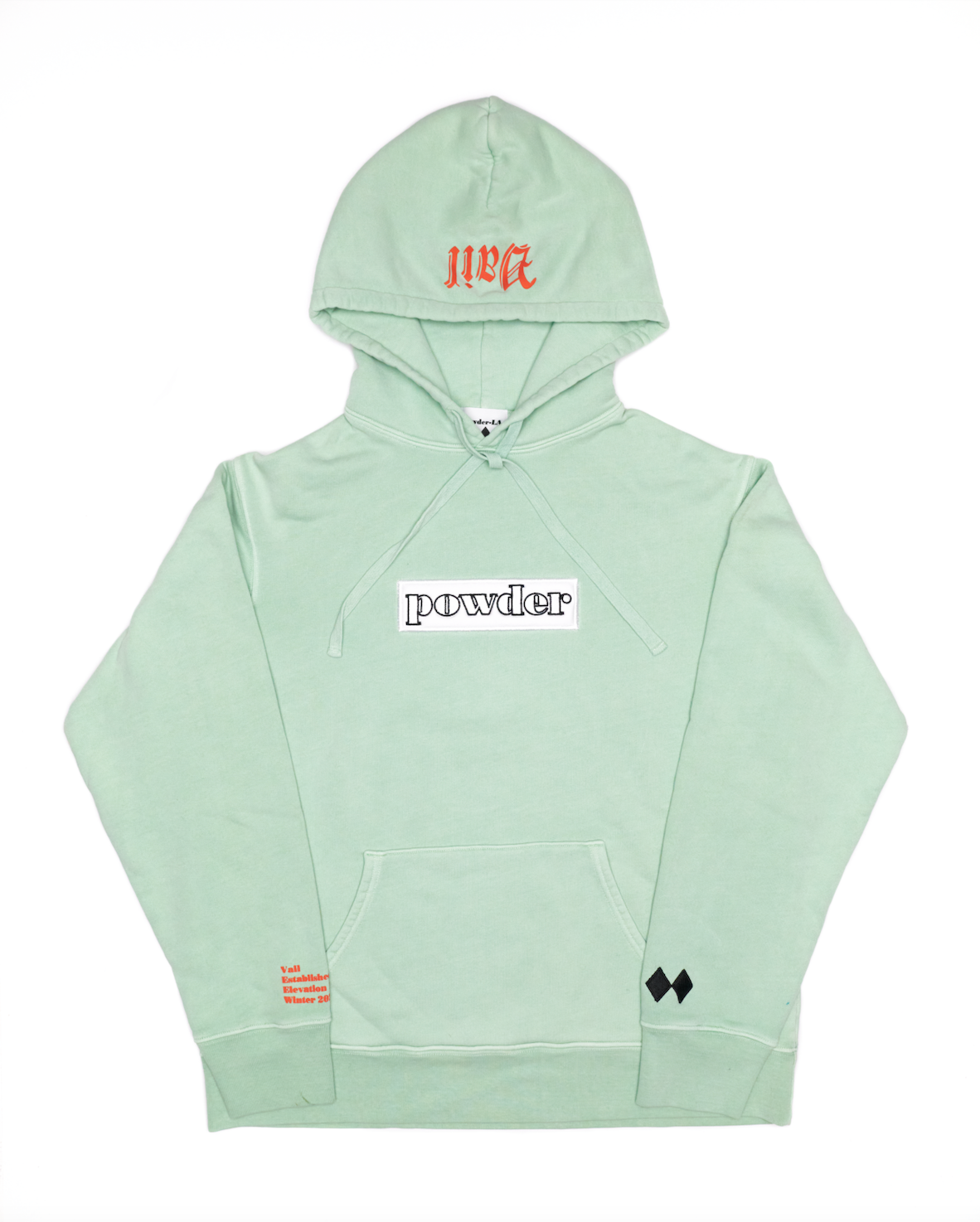 Powder Hoodie Mint Green